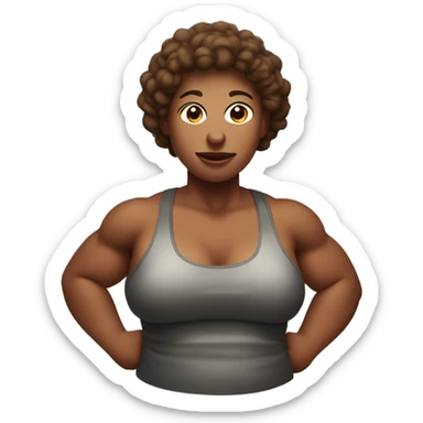 Beef mommy weightlifter  sticker