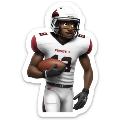 Gamecock football player  sticker