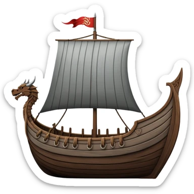 Barco vikingo sticker
