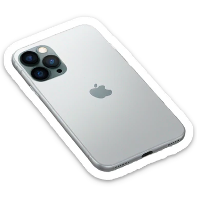 iPhone 15promax silver sticker