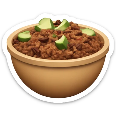 Chipotle bowl sticker