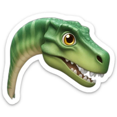 Un tiranosaurio con anteojos sticker