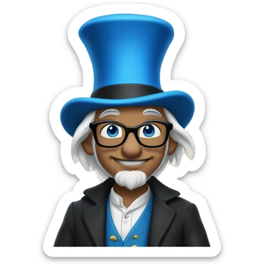 Smurfs magician sticker