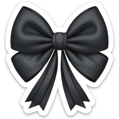 Lazo Negro luto para whatsapp sticker