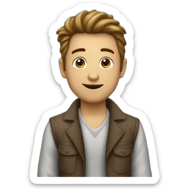 Caca qui s'appelle Maxime sticker