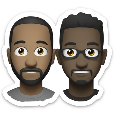 L and P written in the style of the logo of Linkin Park the band sticker