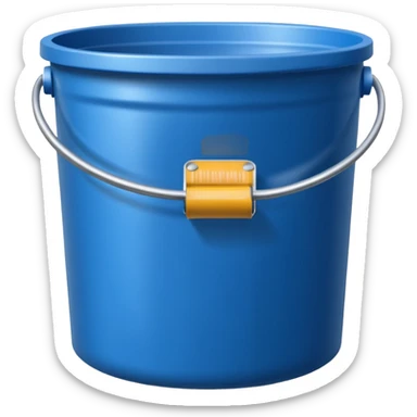  blue paint bucket sticker