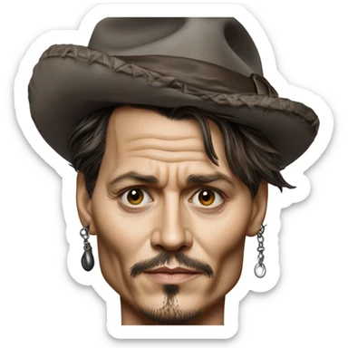 Johnny depp  sticker