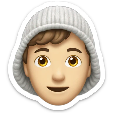 Tobey mcguire lunette  bonnet de Noël sticker