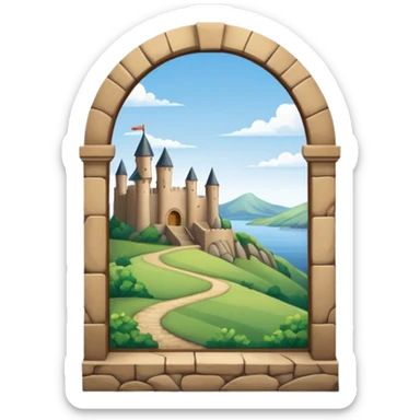 castle window sticker