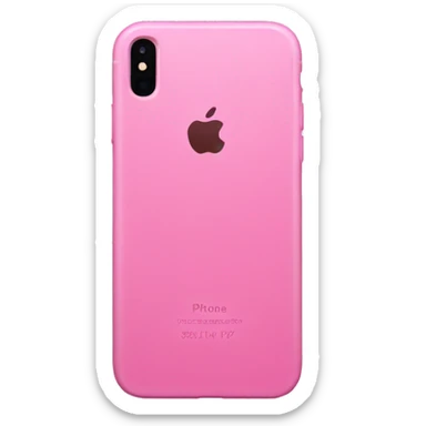 pink iphone sticker