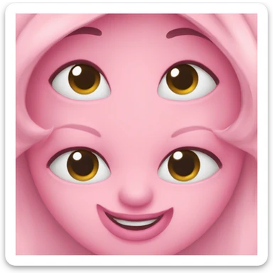 emoji com coração rosa nos olhos sticker