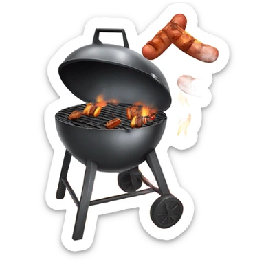 barbecue explosion sticker