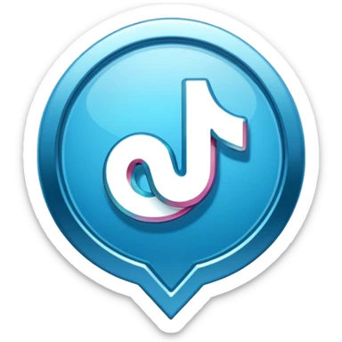 Verified Tiktok blue tick badge sticker