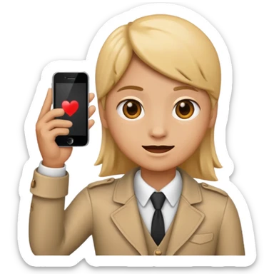 Call karta hua ek emoji stylish aur phone tarah Se ek calling hath video emoji create sticker