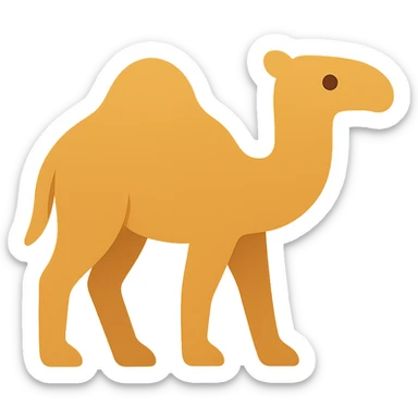 Camel sticker