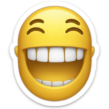 Smiley avec des grillz en or sticker