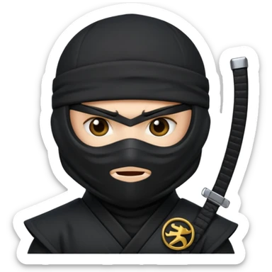 necesito un emoji ninja con el signo de tauro sticker