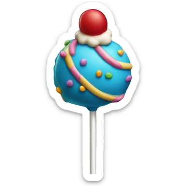 birthday cake pop sticker