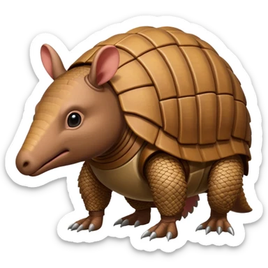 Giant armadillo sticker