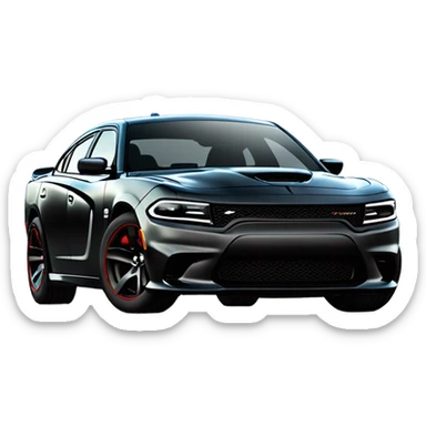 Dodge Charger hellcat sticker
