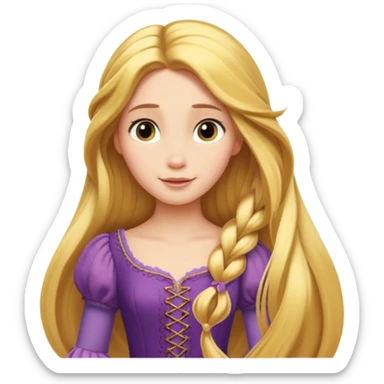 rapunzel sticker