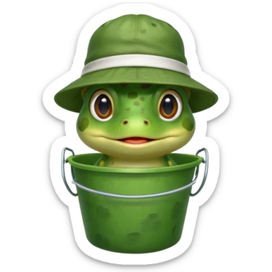 Bad bunny frog sticker