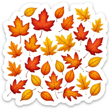 Autumn Leaves sticker