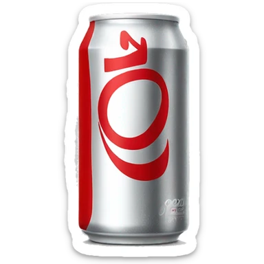 Diet Coke can  sticker