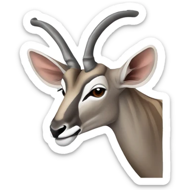 greater kudu sticker