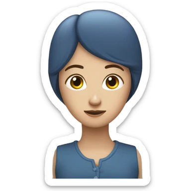 La lune sur le bras d'une femme  sticker