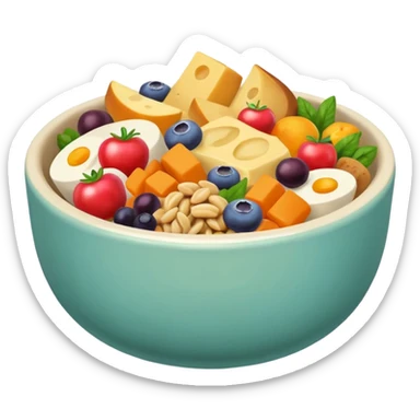 leftover food bowls sticker