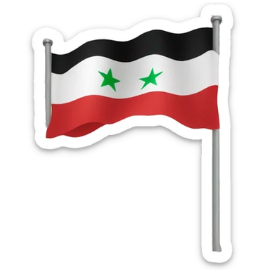 Free Syria Flag sticker
