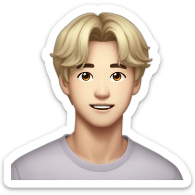 BTS v singer K-pop star hot guy sticker