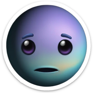 realistic neptune planet sticker