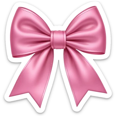 Moño rosado  sticker