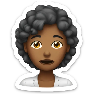 Woman hangover sticker