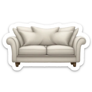Pillows sofa sticker