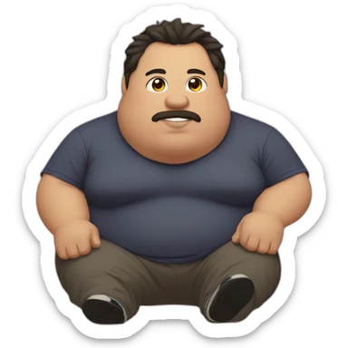 The Fat Otaku sticker