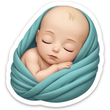 Neonata appena nata sticker