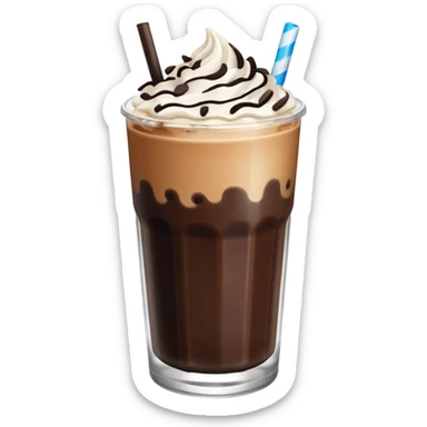Oreo iced coffee no whipped cream sticker