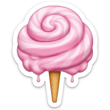  birthday cotton candy sticker