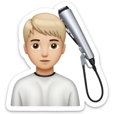 At the hairdresser  sticker