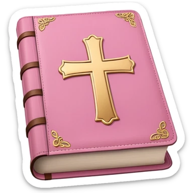 Bible pink  sticker