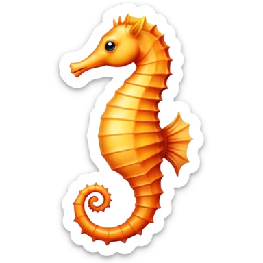 seahorse sticker
