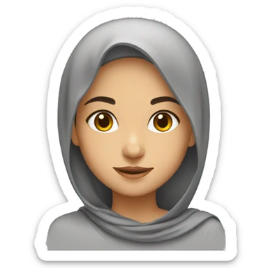 Iranian girl sticker