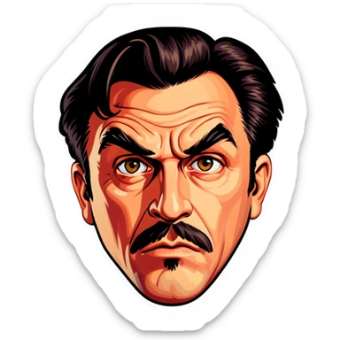 suspicious look sticker