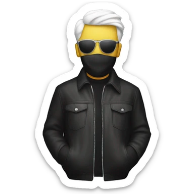 Emporio armani logo sticker