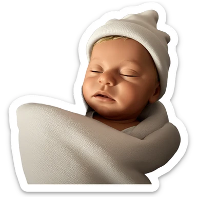 dreamy boy in a hat sticker