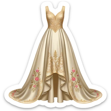 luxury couture dress high quality  sticker